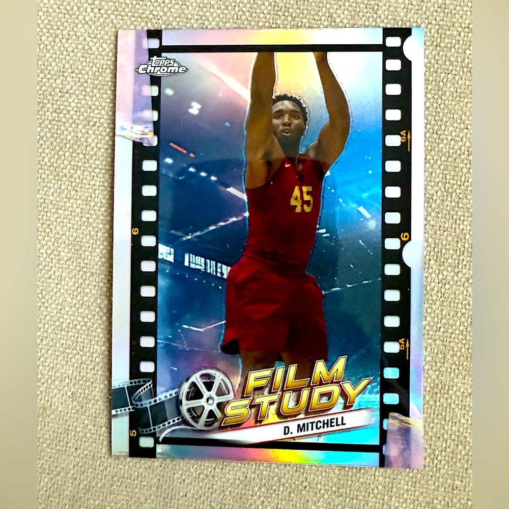 Donovan Mitchell 2024 Topps Chrome Film Cleveland Cavaliers NBA Basketball Card